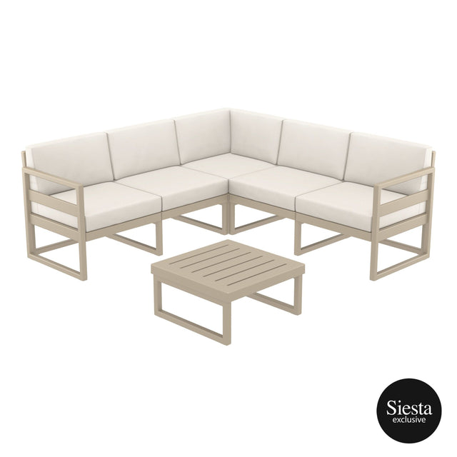 Mykonos Lounge Corner Set – With Cushions