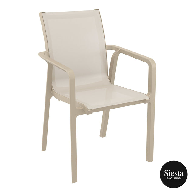 Sky 5 Piece Outdoor Table Setting with Pacific Arm Chairs