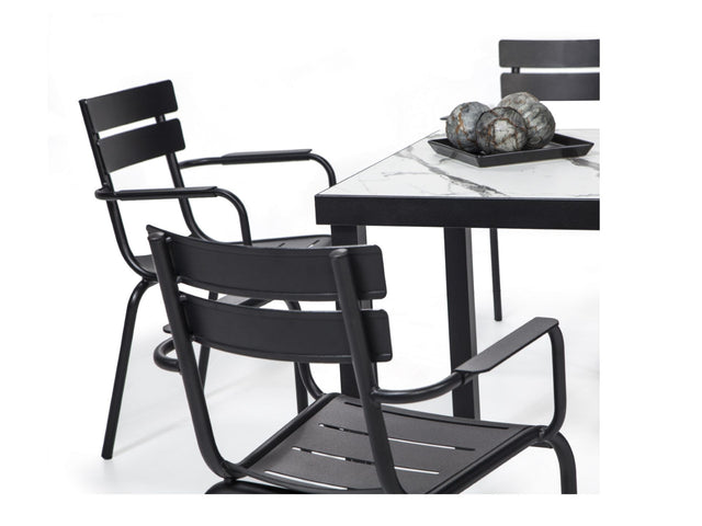 Porto Aluminium Arm Chair