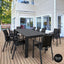 Outdoor 11 Piece Setting with Extendable Table