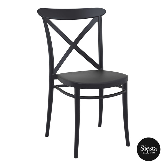 9 Piece Balcony Setting with Cross Chairs
