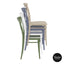 9 Piece Balcony Setting with Cross Chairs