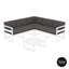 Mykonos Lounge Corner Set – With Cushions