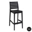 5 Piece Outdoor Bar Table Setting with Ares Barstools