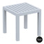 Pool Side 3 Piece Slim Sun Lounger Package with Ocean Side Table