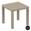 Pool Side 3 Piece Slim Sun Lounger Package with Ocean Side Table