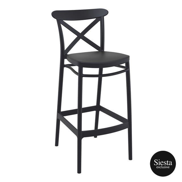 Sky Bar Table 3 Piece Set with Cross 75 Barstools