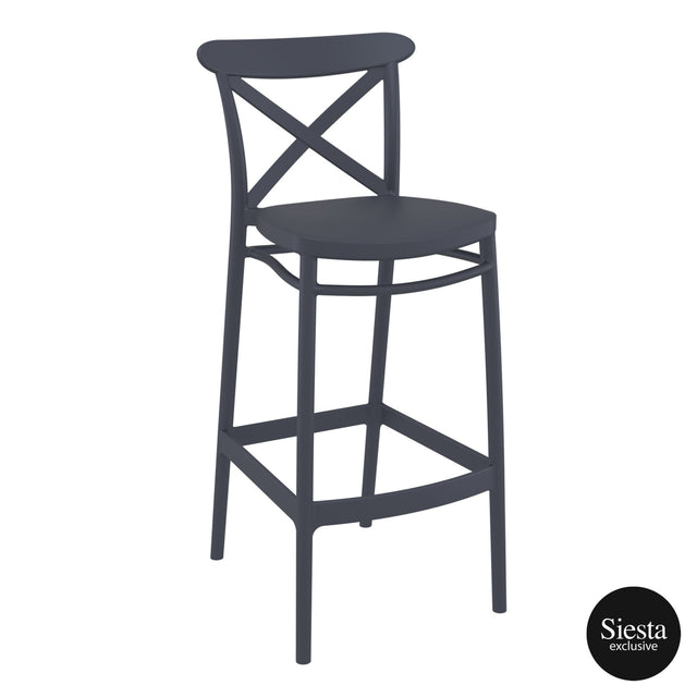 Cross Back Bar Stools 75