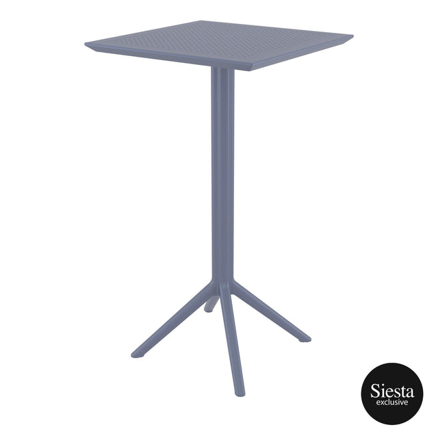 Sky Bar Table 3 Piece Set with Cross 75 Barstools