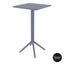 Sky Bar Table 3 Piece Set with Marcel 75 Barstools