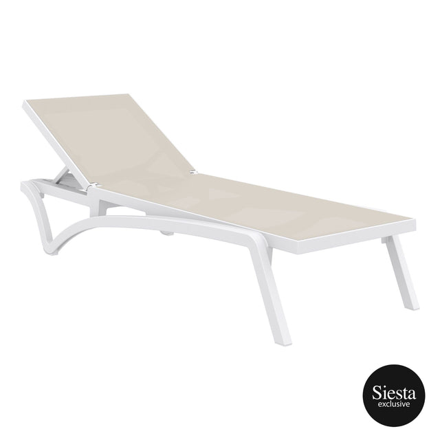 3 Piece Pacific Sun Lounger with Ocean Side Table Package