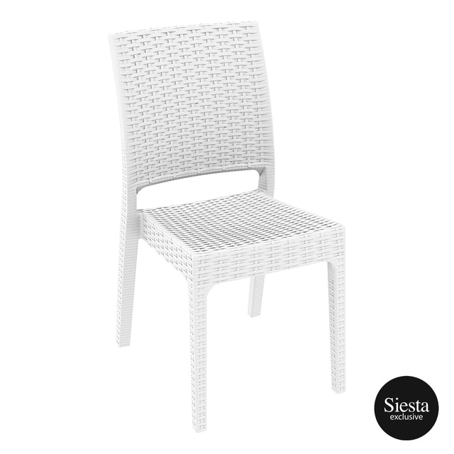 Tahiti 6 Seater Resin Rattan Dining Setting with Florida Chair